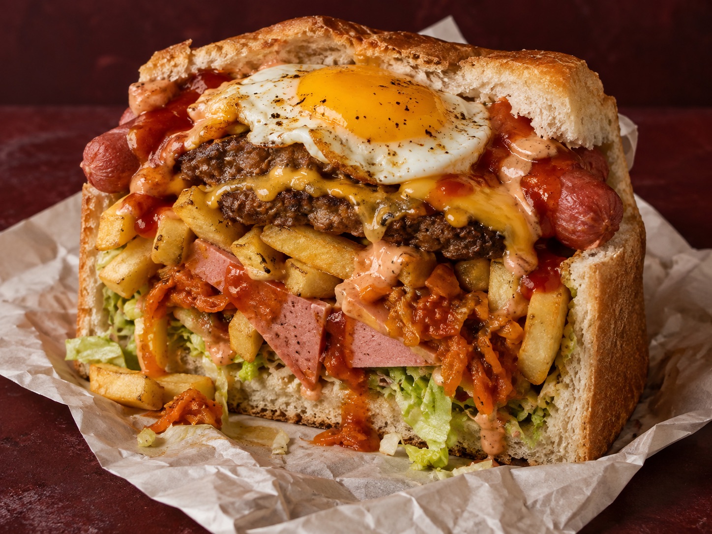 Loaded Full House Kota with fresh fillings